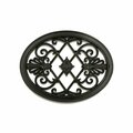 Nuvo Iron OVAL BLACK CAST ALUMINUM FENCE & GATE INSERT - 13in x 17in ACW56-EC